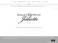 ballettschule-juliette.de Webseite Vorschau