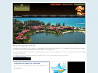 lagunabeach-resort.com Webseite Vorschau