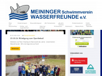 svwasserfreunde.de Webseite Vorschau