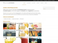 cocktaildatenbank.de Webseite Vorschau