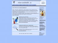 nice-cocktails.de Webseite Vorschau