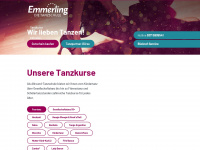 tanzschule-emmerling.de Webseite Vorschau