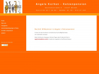 angelas-katzenpension.de Webseite Vorschau