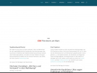 cdu.info Webseite Vorschau