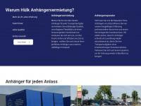 anhaenger-huelk.de Webseite Vorschau