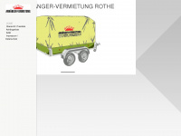 anhaenger-vermietung-rothe.de Webseite Vorschau