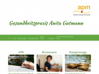 anitas-apm-praxis.ch Webseite Vorschau