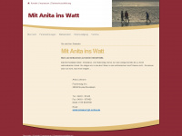 anitas-watterlebnis.de Webseite Vorschau