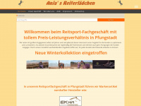 anjas-reiterlaedchen.de Webseite Vorschau