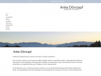 anke-doerrzapf.de Webseite Vorschau