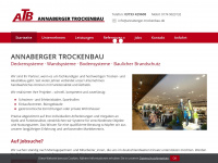 annaberger-trockenbau.de Webseite Vorschau