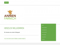 annenfarm.ch Webseite Vorschau