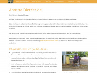 annette-dietzler.de Webseite Vorschau