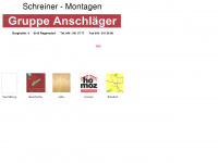 anschlaeger.ch Webseite Vorschau