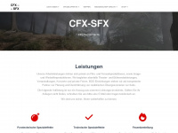 cfx-sfx.com Webseite Vorschau