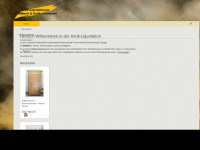 antik-liquidationen.ch Webseite Vorschau