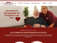seniorenheim-schlosshof.de Webseite Vorschau