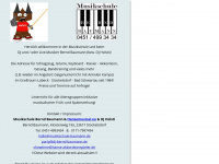 musikschule-baumann.de Webseite Vorschau