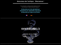 antiquaires.ch Webseite Vorschau