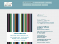 antiquariat-bernhard.de Webseite Vorschau