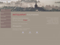 antiquariat-kaufmann.de Webseite Vorschau