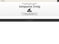 antiquariat-zeisig.de Webseite Vorschau