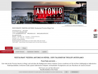antonio.co.at Webseite Vorschau