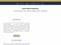 anwalt-koch.at Webseite Vorschau