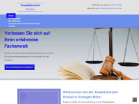anwalt-rueckel.de Webseite Vorschau