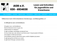 aobberlin.de Webseite Vorschau