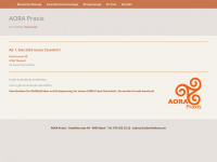 aora.ch Webseite Vorschau