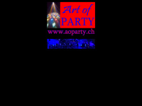 aoparty.ch Webseite Vorschau