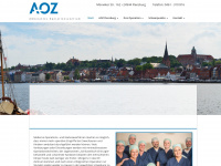 aoz-flensburg.de Webseite Vorschau