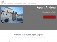 apart-andrea.at Webseite Vorschau