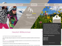 apart-austria.at Webseite Vorschau