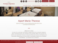 apart-marie-therese.at Webseite Vorschau