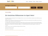 apartheim.at Webseite Vorschau