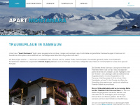 apartmontanara.ch Webseite Vorschau