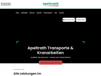 apeltrath-transporte.de Webseite Vorschau