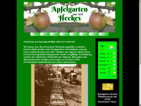 apfelgarten-heckes.de Webseite Vorschau