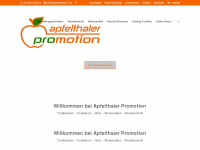 apfelthaler.co.at Webseite Vorschau