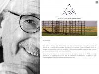 apm-architekt-gruenastel.de Webseite Vorschau