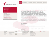 apotheke-altheim.at Webseite Vorschau