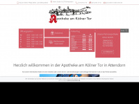 apotheke-am-koelner-tor.de Webseite Vorschau