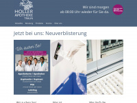 apotheke-holler.at Webseite Vorschau