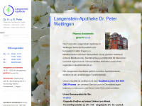 langenstein-apotheke.ch Webseite Vorschau