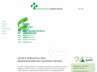 apotheken-baselland.ch Webseite Vorschau