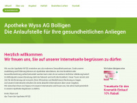 apowyss.ch Webseite Vorschau