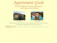 appartement-gisela.de Webseite Vorschau