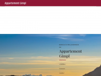 appartement-gimpl.at Webseite Vorschau